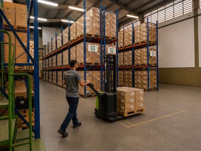 Armazém para cosméticos