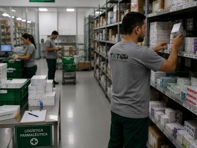 Centro de distribuição hospitalar