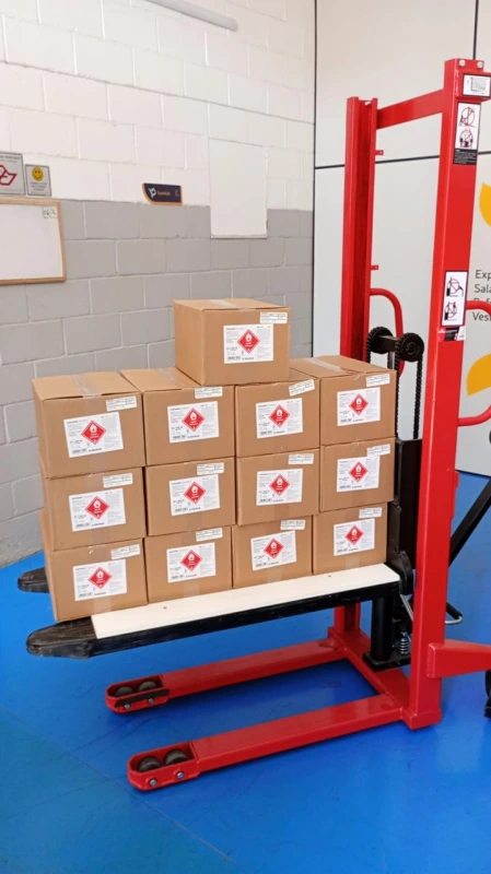 Transporte de amostras biológicas - TXT Log